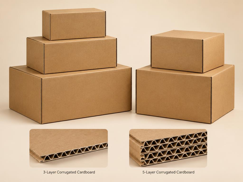 Hộp bồi carton 3 lớp & 5 lớp